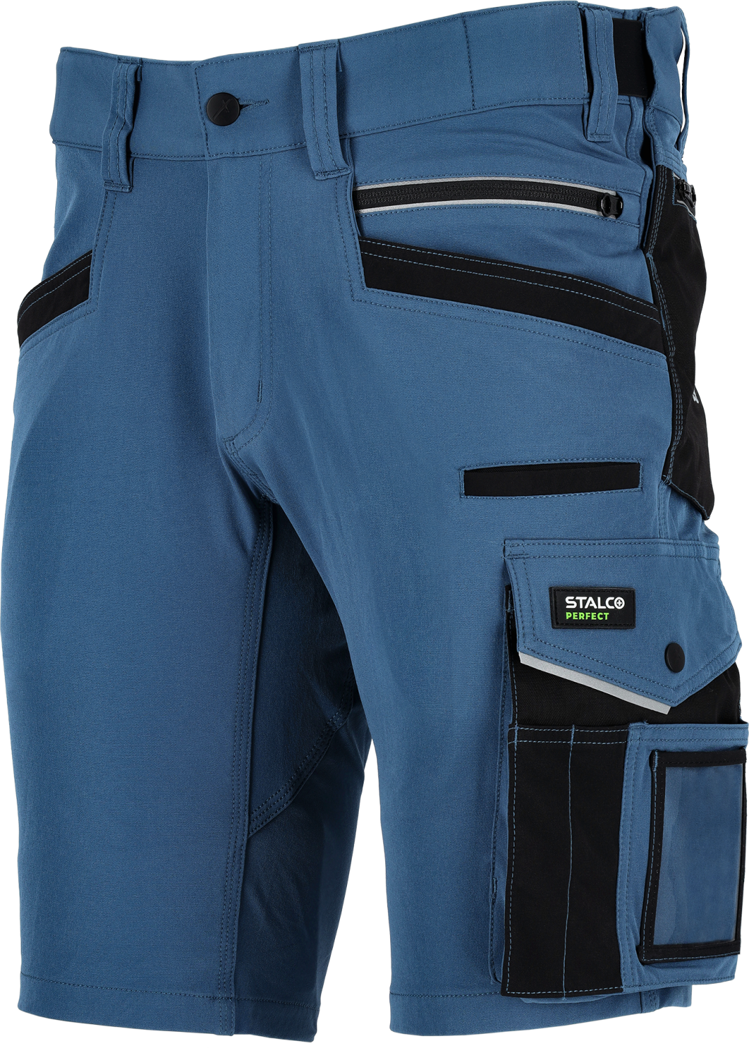 Work trousers shorts STRETCH LINE blue S Blue STALCO PERFECT S090279340